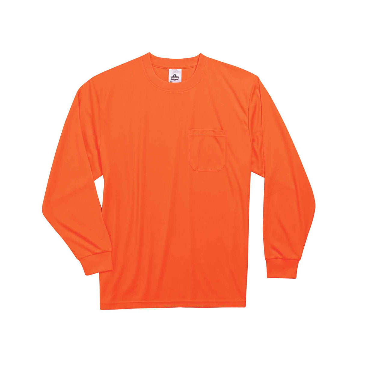 Ergodyne 21594 GloWear 8091 Non-Certified Long Sleeve T-Shirt, Large, HV Orange - 2