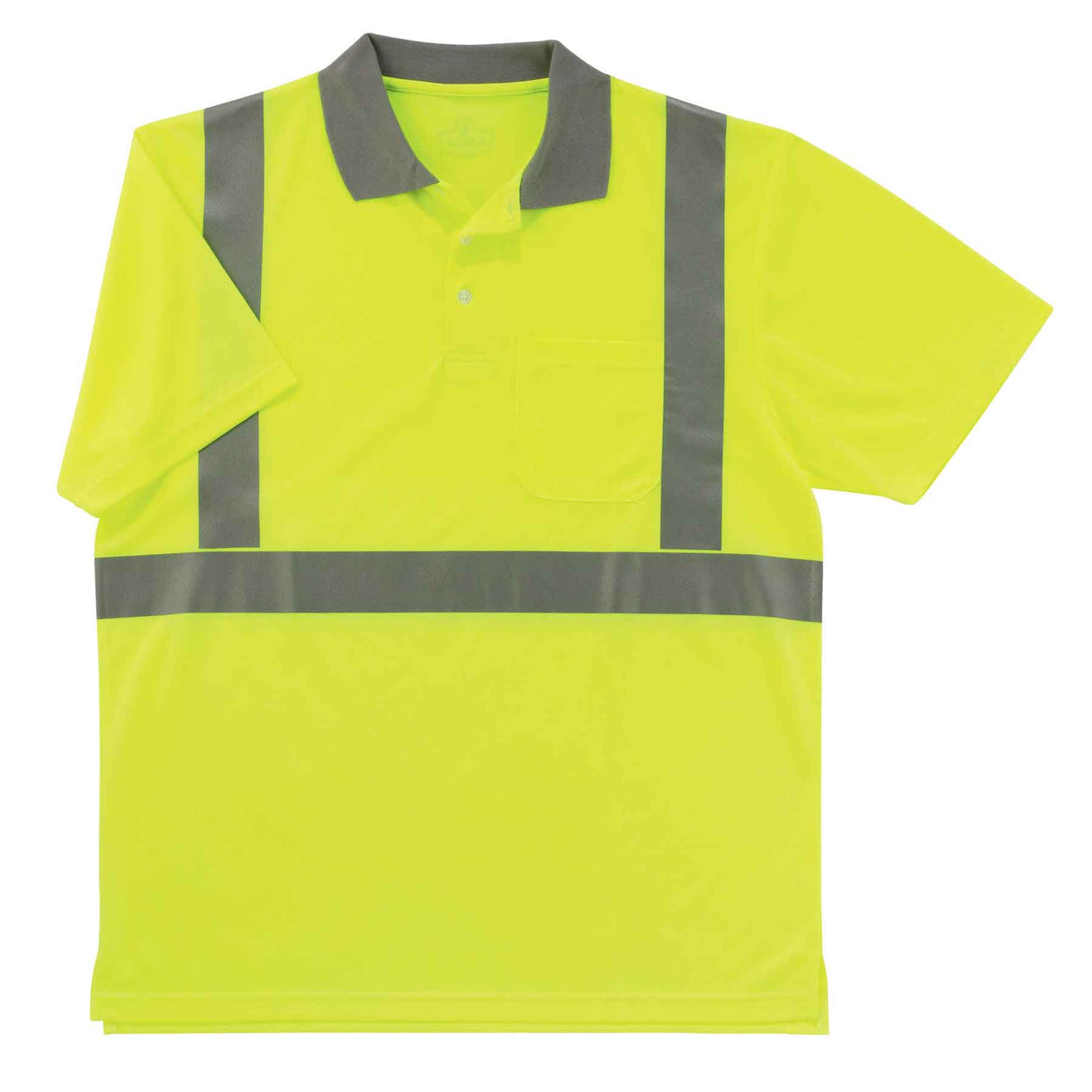 Ergodyne 21642 GloWear 8295 Type R Class 2 Polo Shirt, Small, HV Lime - 2