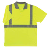 Ergodyne 21645 GloWear 8295 Type R Class 2 Polo Shirt, XL, HV Lime - 2