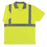 Ergodyne 21646 GloWear 8295 Type R Class 2 Polo Shirt, 2XL, HV Lime - 2