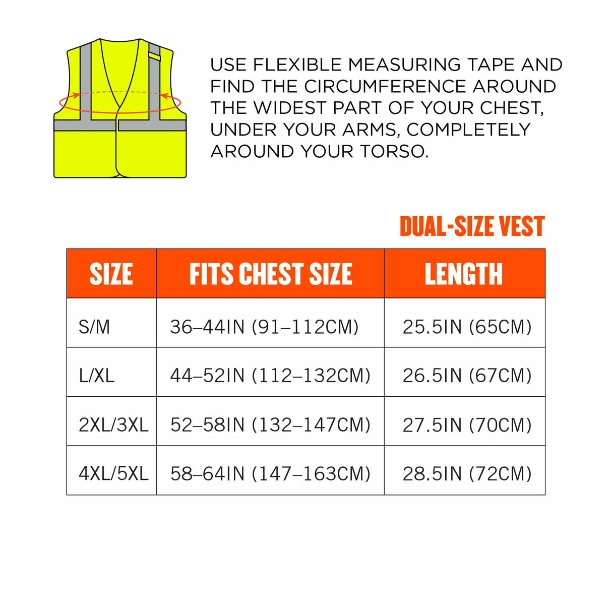 Ergodyne 21865 8263FRHL L/XL Lime Class 2 FR Safety Vest - H+L - Economy - 7