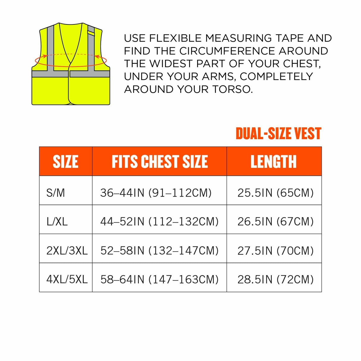 Ergodyne 21865 8263FRHL L/XL Lime Class 2 FR Safety Vest - H+L - Economy - 7
