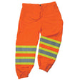 Ergodyne 22863 GloWear 8911 Supplemental Class E Two-Tone Pants, Small/Medium, HV Orange