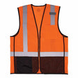 Ergodyne 23023 8210ZBK S/M Orange Hi Vis Safety Vest