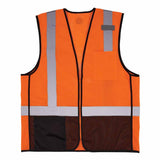 Ergodyne 23025 8210ZBK L/XL Orange Hi Vis Safety Vest