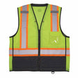 Ergodyne 23033 8251HDZBK S/M Lime Hi Vis Safety Vest