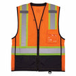 Ergodyne 23043 8251HDZBK S/M Orange Hi Vis Safety Vest