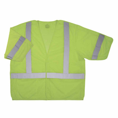 Ergodyne 23053 8315BA S/M Lime Hi Vis Breakaway Safety Vest HL