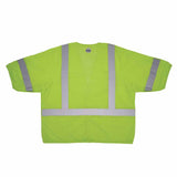 Ergodyne 23053 8315BA S/M Lime Hi Vis Breakaway Safety Vest HL - 7