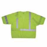 Ergodyne 23053 8315BA S/M Lime Hi Vis Breakaway Safety Vest HL - 8