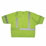 Ergodyne 23055 8315BA L/XL Lime Hi Vis Breakaway Safety Vest HL - 8