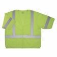 Ergodyne 23059 8315BA 4XL/5XL Lime Hi Vis Breakaway Safety Vest HL