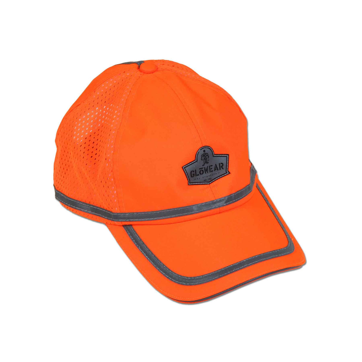 Ergodyne 23238 GloWear 8930 Hi-Vis Baseball Cap, HV Orange