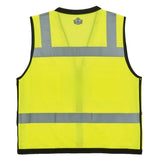 Ergodyne 23329 GloWear 8253HDZ Type R Class 2 Heavy-Duty Mesh Surveyors Vest, 4XL/5XL, HV Lime