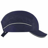 Ergodyne 23336 8955 Short Brim Navy Lightweight Bump Cap Hat - 2