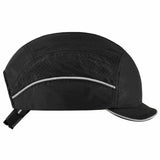 Ergodyne 23362 8955 Micro Brim Black Lightweight Bump Cap Hat - 2