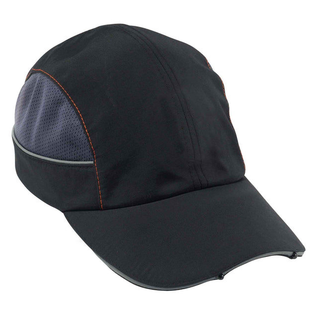 Ergodyne 23374 Skullerz 8960 Bump Cap with LED Lighting Technology, Black