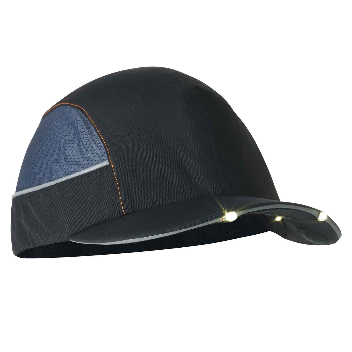 Ergodyne 23374 Skullerz 8960 Bump Cap with LED Lighting Technology, Black - 6