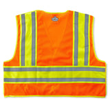 Ergodyne 23383 GloWear 8245PSV Type P Class 2 Public Safety Vest, Small/Medium, HV Orange