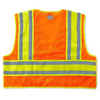 Ergodyne 23387 GloWear 8245PSV Type P Class 2 Public Safety Vest, 2XL/3XL, HV Orange