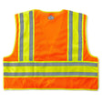 Ergodyne 23390 GloWear 8245PSV Type P Class 2 Public Safety Vest, 6XL/7XL, HV Orange