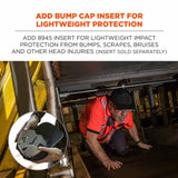 Ergodyne 23400 8946 Hat ONLY Black Baseball Cap + Bump Cap Insert - 3