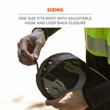 Ergodyne 23402 8946 Hat w/ Insert Black Baseball Cap + Bump Cap Insert - 5