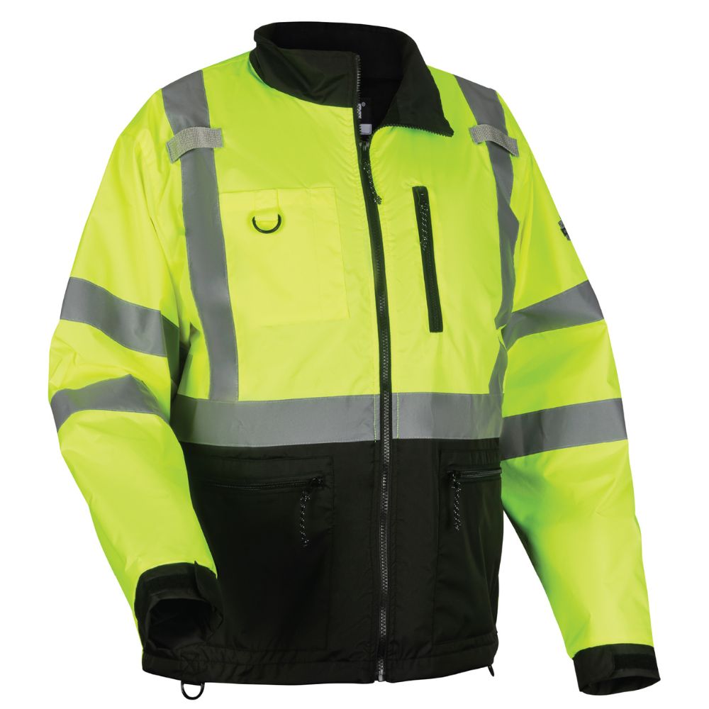 Ergodyne 23422 #8351 S Lime Hi-Vis Windbreaker Water-Resistant Jacket