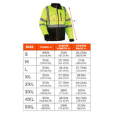 Ergodyne 23423 #8351 M Lime Hi-Vis Windbreaker Water-Resistant Jacket - 6