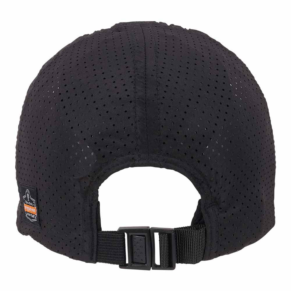 Ergodyne 23452 8947 XL/2XL Black Lightweight Baseball Hat Bump Cap Insert - 8