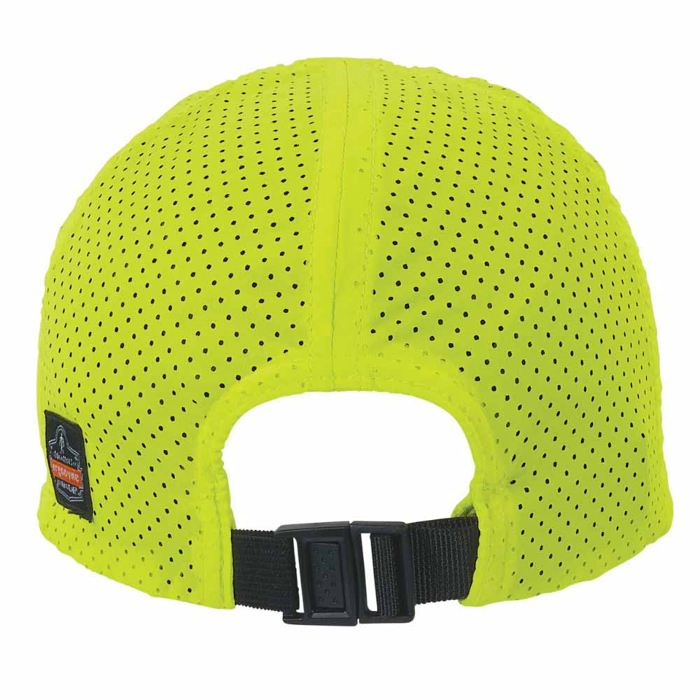 Ergodyne 23456 8947 XS/S Lime Lightweight Baseball Hat Bump Cap Insert - 8