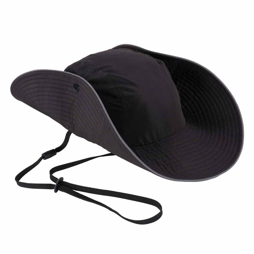 Ergodyne 23460 8957 M/L Black Lightweight Ranger Hat Bump Cap Insert - 10