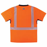 Ergodyne 23512 8283BK S Orange Class 2 Performance T-Shirt - Lightweight - 2