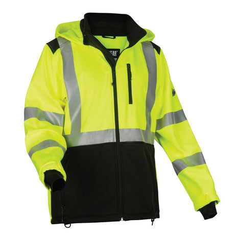 Ergodyne 23522 #8353 S Lime Hi-Vis Softshell Water-Resistant Jacket