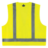 Ergodyne 24021 GloWear 8249Z Type R Class 2 Economy Surveyors Vest, XSmall, HV Lime