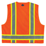 Ergodyne 24067 GloWear 8248Z Type R Class 2 Two-Tone Surveyors Vest, 2XL/3XL, HV Orange