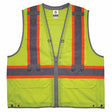 Ergodyne 24173 8231TV S/M Lime Class 2 Hi-Vis Tool Tethering Safety Vest