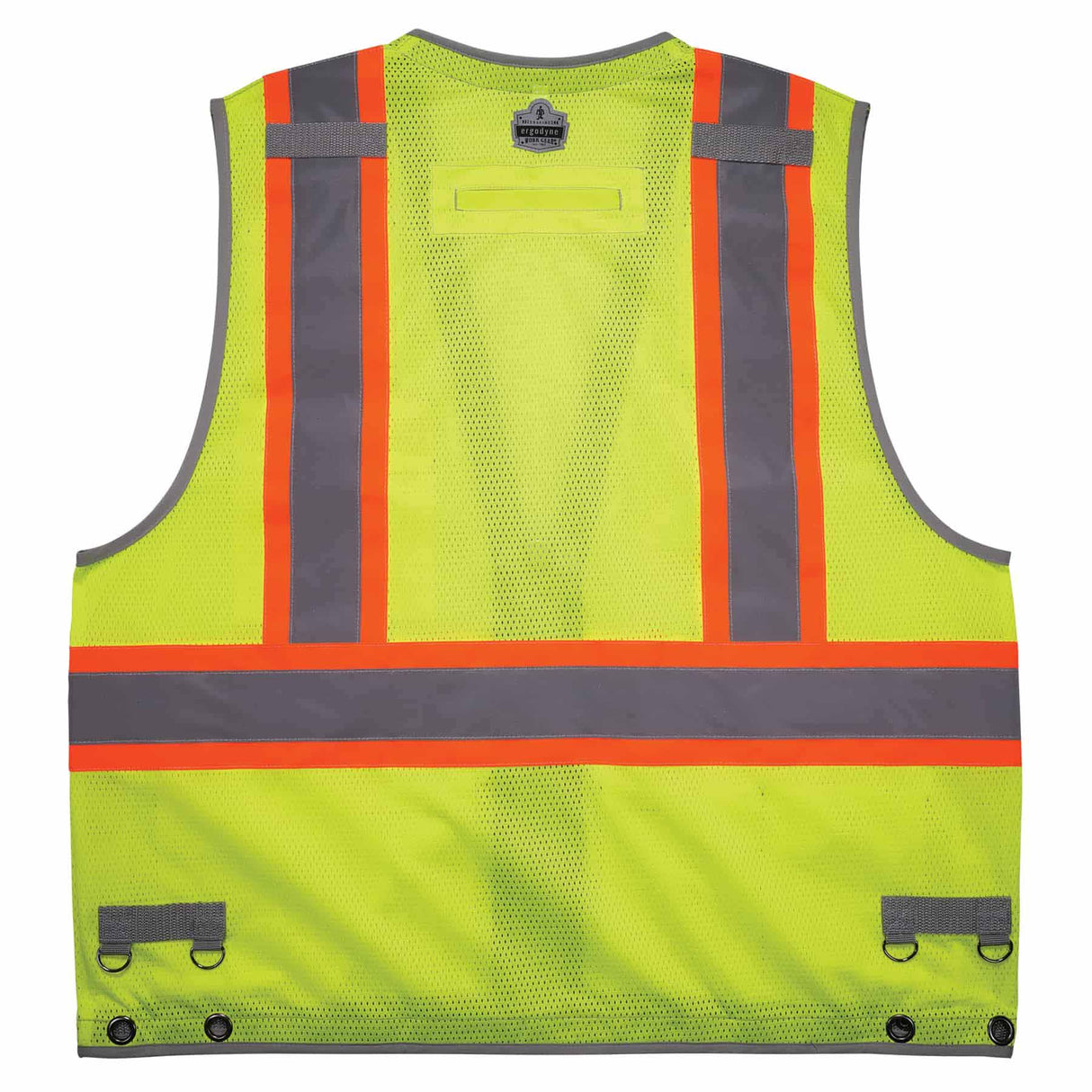 Ergodyne 24175 8231TV L/XL Lime Class 2 Hi-Vis Tool Tethering Safety Vest - 2