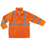 Ergodyne 24312 GloWear 8365 Type R Class 3 Rain Jacket, Small, HV Orange - 2