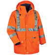 Ergodyne 24372 GloWear 8385 Type R Class 3 4-in-1 Jacket, Small, HV Orange