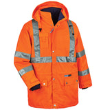 Ergodyne 24378 GloWear 8385 Type R Class 3 4-in-1 Jacket, 4XL, HV Orange