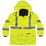 Ergodyne 24382 GloWear 8385 Type R Class 3 4-in-1 Jacket, Small, HV Lime - 5