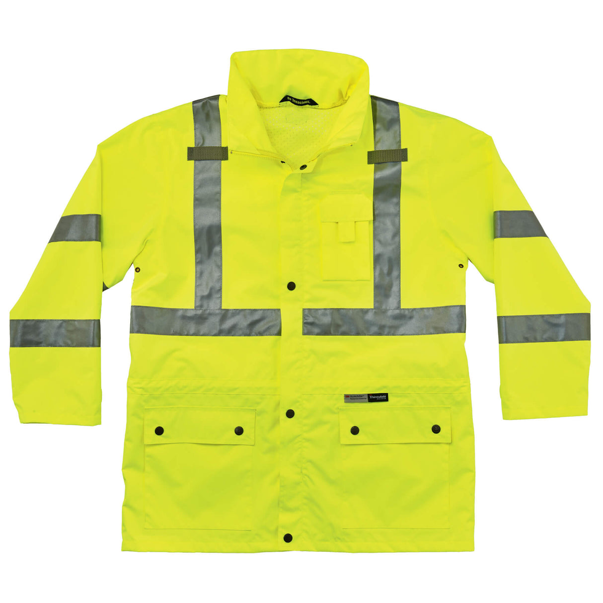 Ergodyne 24382 GloWear 8385 Type R Class 3 4-in-1 Jacket, Small, HV Lime - 6