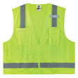 Ergodyne 24506 8249Z-S 2XL Lime Class 2 Economy Surveyors Vest - Single Size