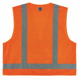 Ergodyne 24511 8249Z-S XS Orange Class 2 Economy Surveyors Vest - Single Size - 2