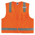 Ergodyne 24515 8249Z-S XL Orange Class 2 Economy Surveyors Vest - Single Size