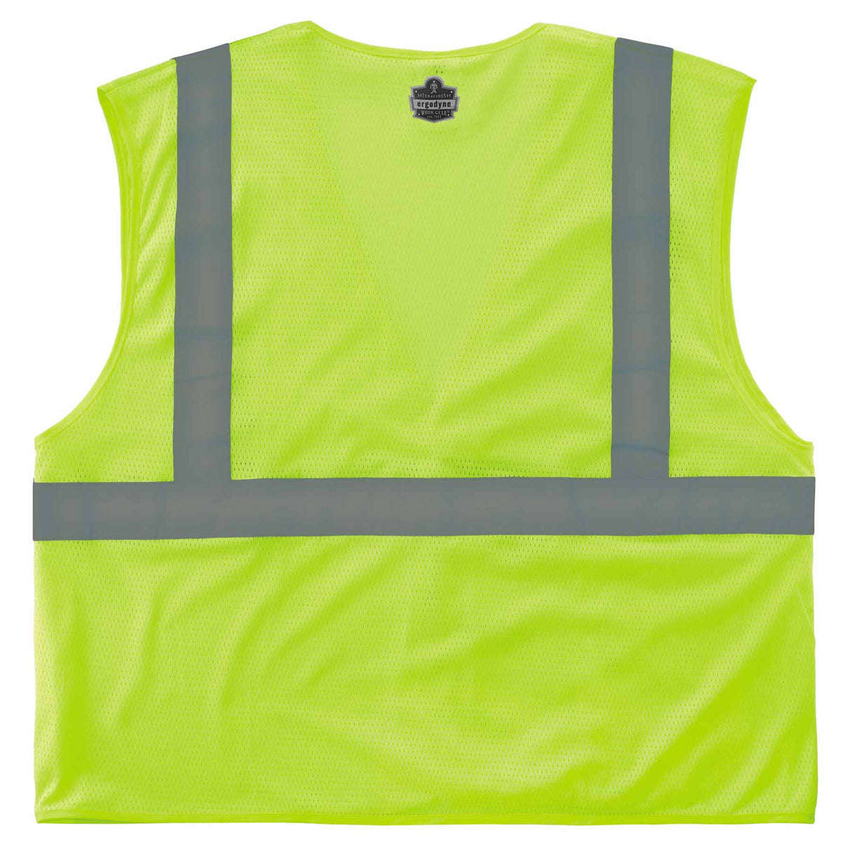 Ergodyne 24522 8210HL-S S Lime Class 2 Economy Mesh Vest - Single Size - 2