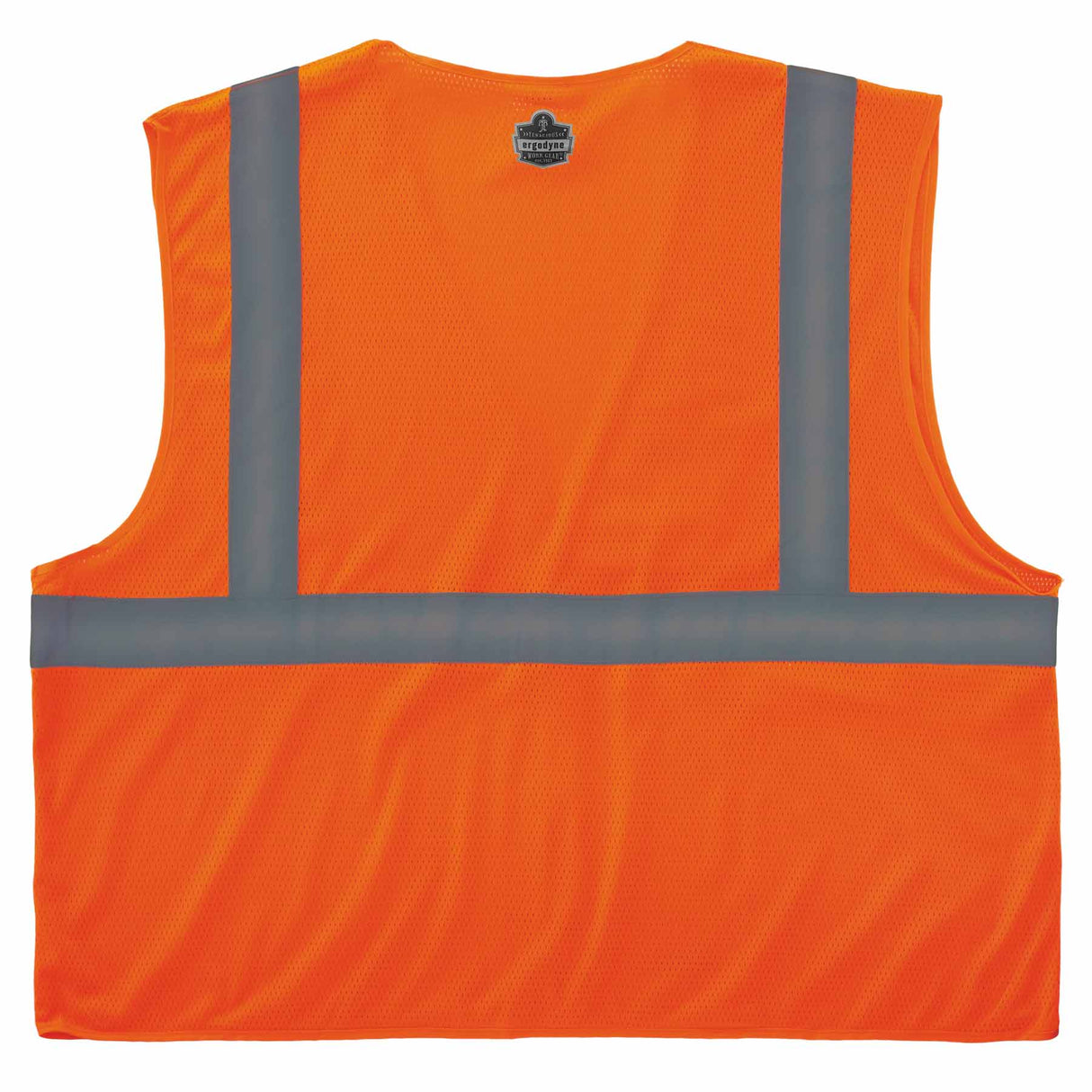 Ergodyne 24532 8210HL-S S Orange Class 2 Economy Mesh Vest - Single Size - 2