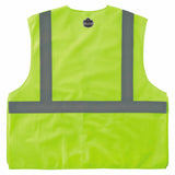Ergodyne 24542 8215BA-S S Lime Class 2 Economy Breakaway Mesh Vest - Single Size - 2