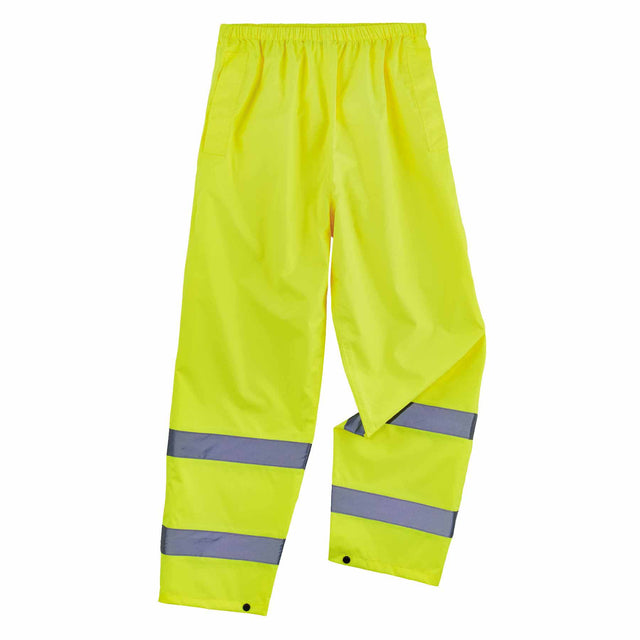 Ergodyne 25342 8916 S Lime Class E Lightweight Hi-Vis Rain Pants